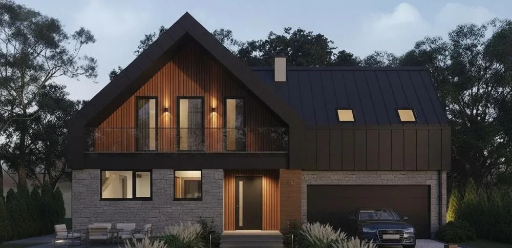 Проект Двухэтажный дом 15 на 12, 182 м2