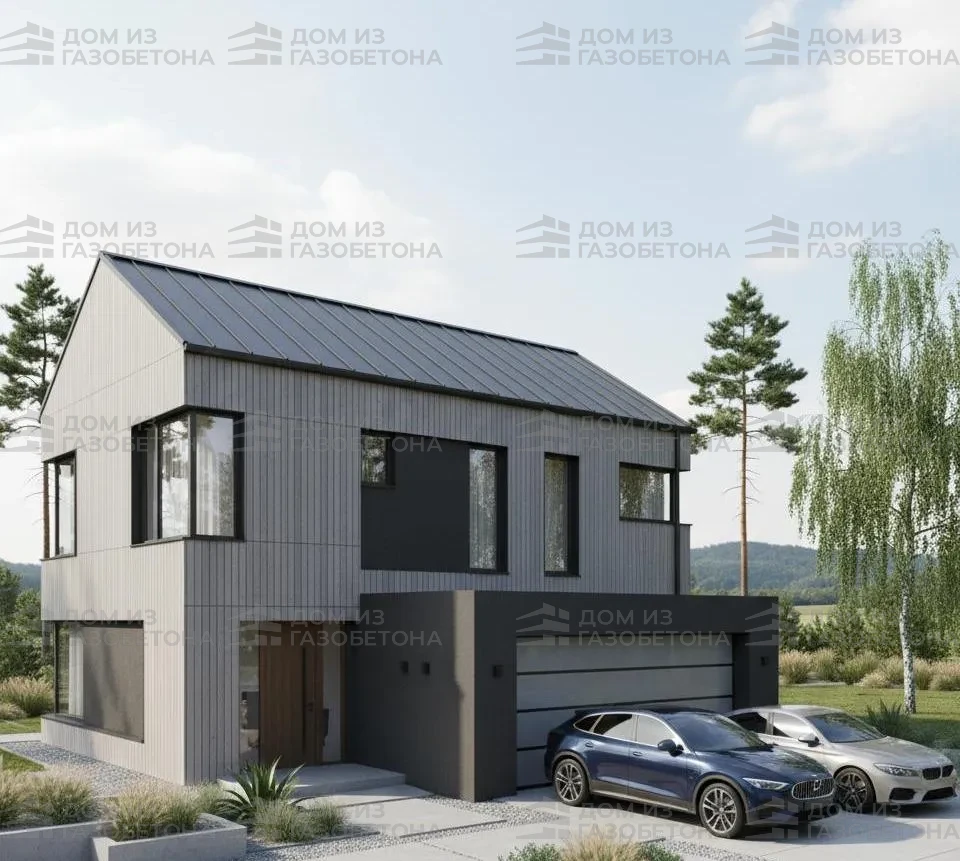 Проект Двухэтажный дом 12 на 11, 122 м2