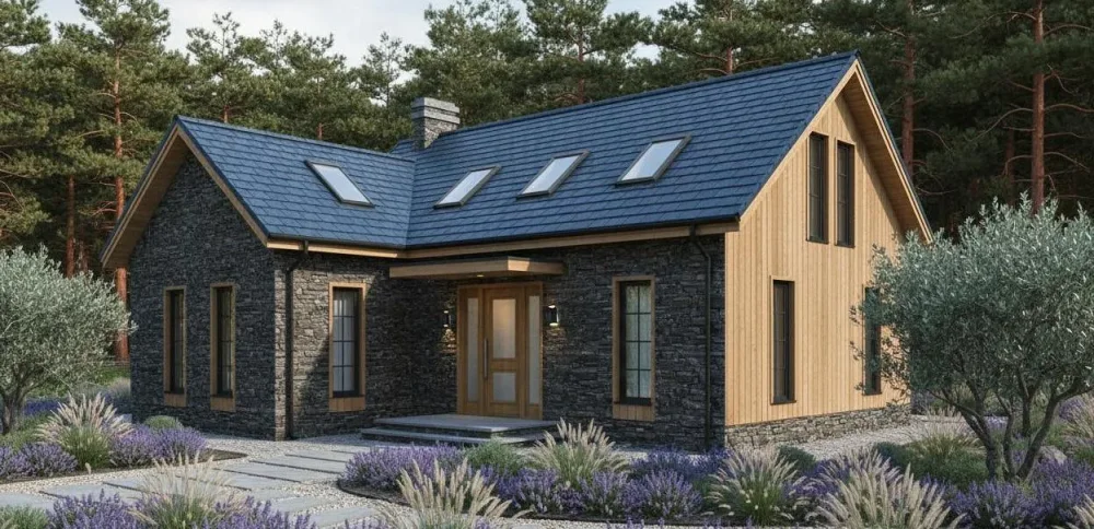 Проект Двухэтажный дом 17 на 16, 256 м2